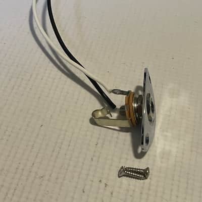 MIM Charvel Pro Mod San Dimas Guitars Chrome Factory Football Input Jack image 3