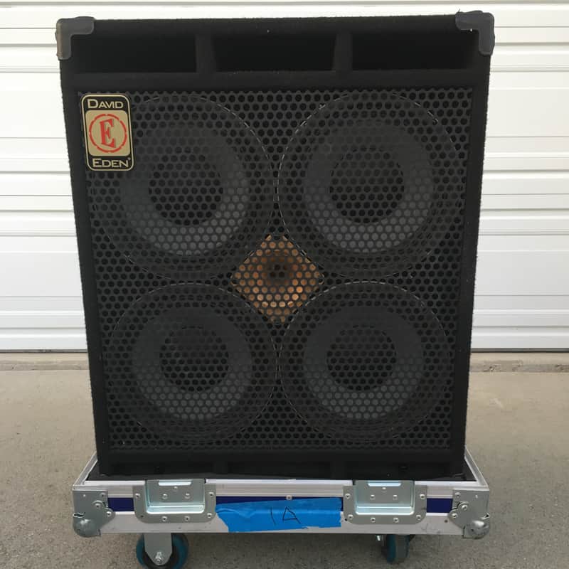 David Eden 410 XLT Bass Cabinet and road case (approx) 2000 image 1
