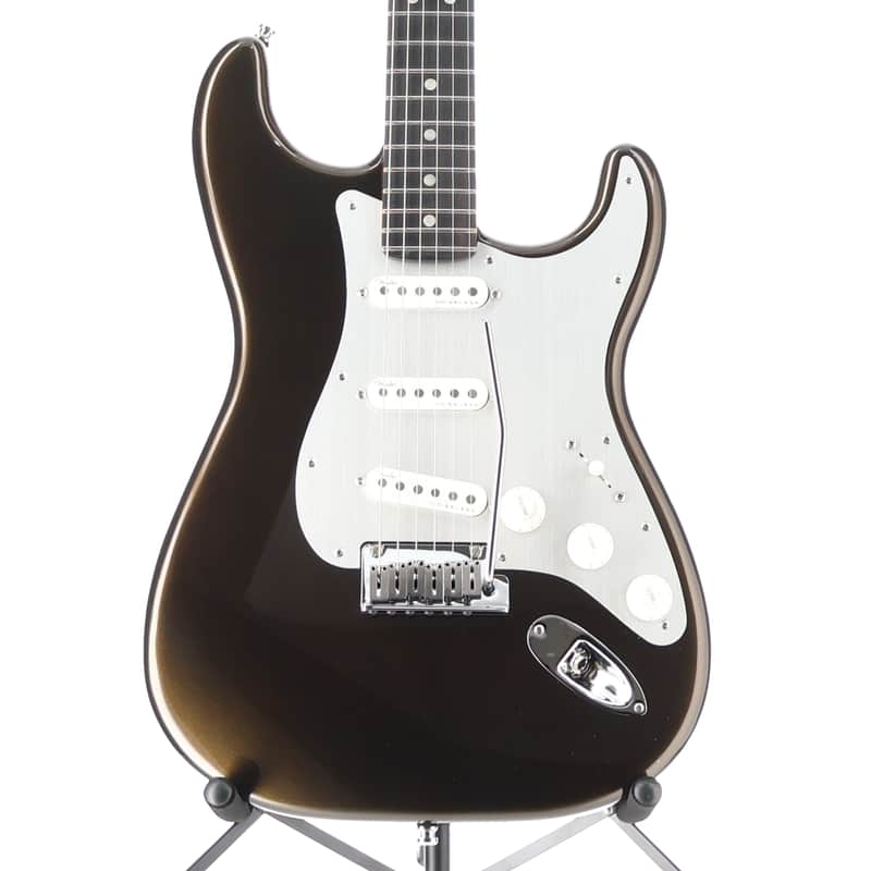 Fender American Ultra II Stratocaster, Ebony Fingerboard, Texas Tea (M8)(36401) (36401) image 1