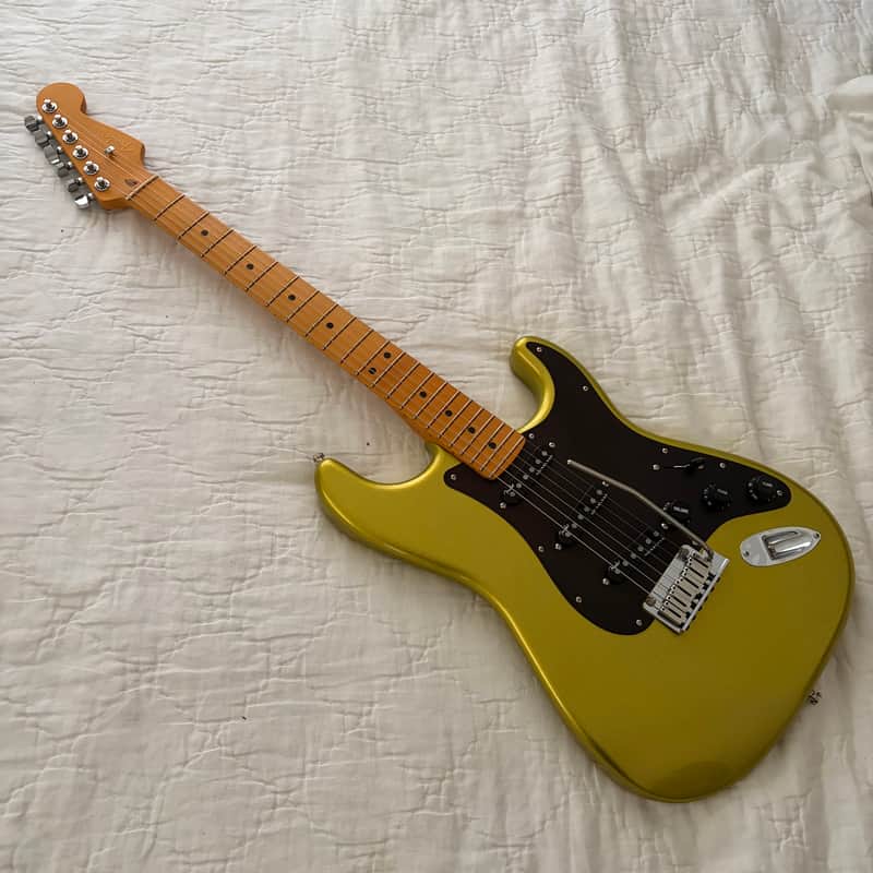 Fender American Ultra II 70th Anniversary Stratocaster with Maple Fretboard 2024 - Solar Flare image 1