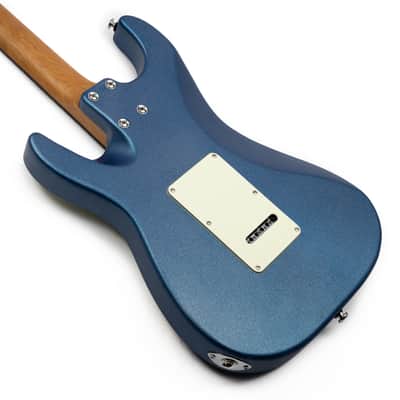 EART YMX-SG3,Roasted Book-match Mahogany Solid Body,22 Stainless Steel Frets,6-Point Synchronized Tremolo image 4