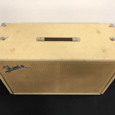 1963 Fender Tremolux Amp Head (Blonde 6G9-B) w/ 2X10 Cabinet Owned by Ian D'Sa of Billy Talent image 14