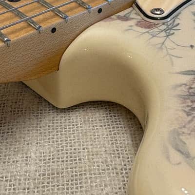 2020 Shawn Mendes Foundation Musicmaste Floral Design HS Limited Edition Out of Production CLEAN + Fender G&G Deluxe Hardshell Case image 10