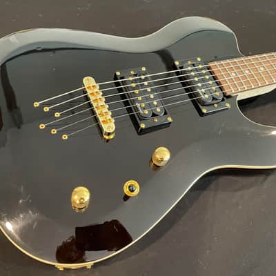 Harley Benton TE-40 TBK Dual HB's Translucent Black w/Gold Hardware image 2