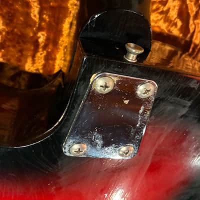 Vintage Eko Modello 100 Archtop 1960's Redburst - Italian Made image 13