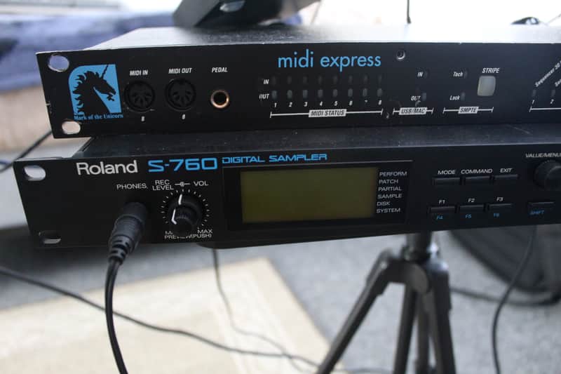 Roland S-760 Sampler w/ SCSI2SD & Loaded SD Sample Cards image 1