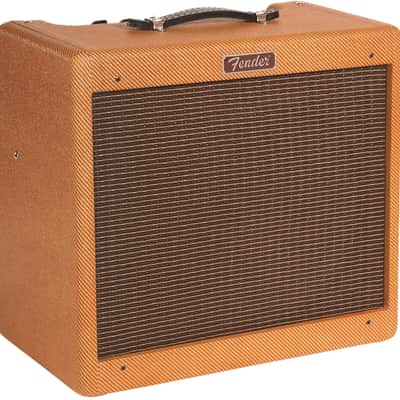 Fender Blues Junior 15 Watt Lacquered Tweed 1x12" Tube Guitar Combo Amplifier image 2