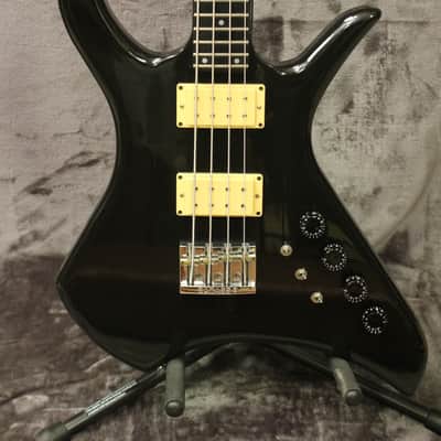 Kramer XL-24 Aluminum Neck Bass 1980's Black with Original Hardshell Case image 2