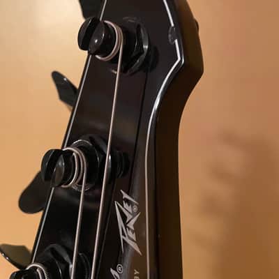 *VINTAGE* 1987 Black Peavey Dyna-Bass Active Electronics Made In USA image 10