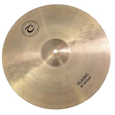 Used Turkish Classic Hi Hat Cymbals 15" - Good image 2