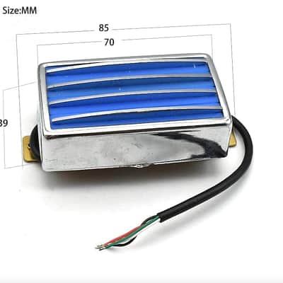 Red Guitar Dual Double Blades Humbucker Pickup image 2