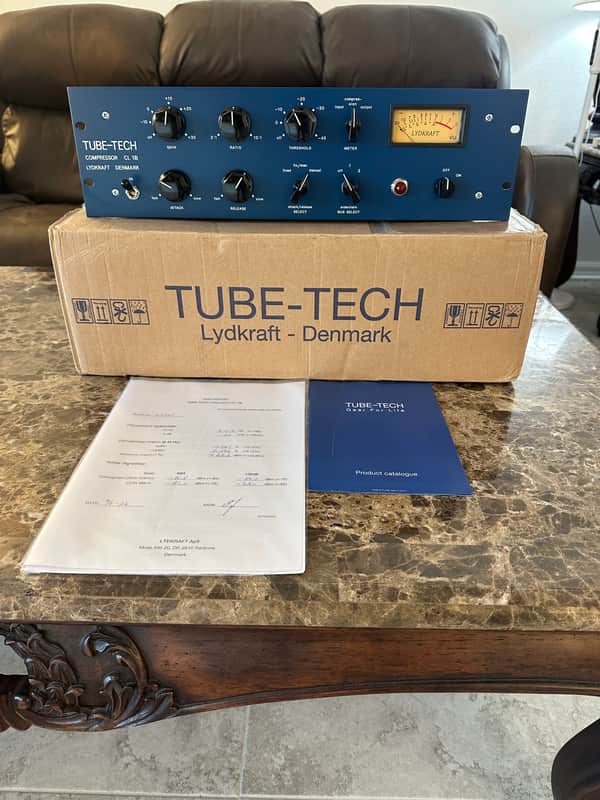 Tube-Tech CL 1B Mono Opto Compressor Blue 1 Month Old image 1