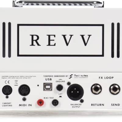 Revv D20 Lunchbox Guitar Tube Amplifier Head, White image 2