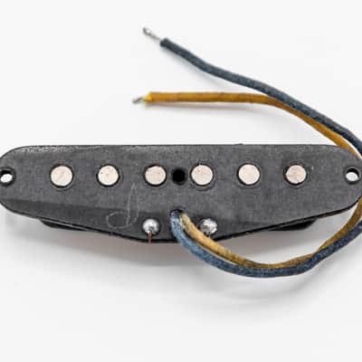 1960s Fender Mustang Vintage Single Coil Pickup Black Bobbin Bridge Position, Duo Sonic image 3