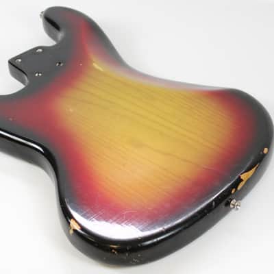 1973 Vintage Fender Jazz Bass Alder Sunburst BODY 1970s USA image 11