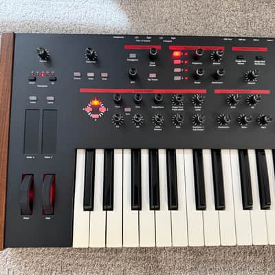 Dave Smith Instruments Prophet 12 61-Key 12-Voice Polyphonic Synthesizer 2013 - 2018 - Black with Wood Sides image 3