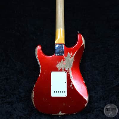 Fender Custom Shop Stratocaster '64 Heavy Relic from 2020 in Candy Apple Red with original hardcase image 6