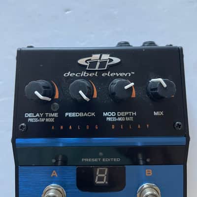 Decibel 11 Eleven Time After Time Digital Delay Programmable Guitar Effect Pedal image 2