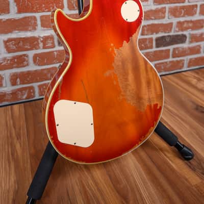 Gibson Custom Shop Ace Frehley Budokan 1974 Les Paul Custom Aged #100 of 100 Heritage Cherry Sunburst Relic 2011 w/OHSC image 11