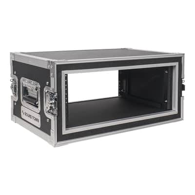 STRC-SP4US | Shock Mount 4U ATA Plywood Rack Case with 15" Rackable Depth, 4-Space Size, Pro Tour Grade image 3