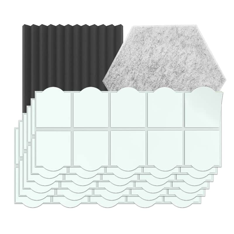 120 Pack Double-Sided Adhesive Tape for Acoustic Soundproofing Foam Panels Strong Pad Mounting, Heavy Duty Wall Adhesive Squares image 1