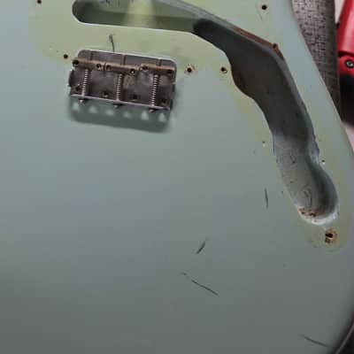 1961 Fender Duo Sonic Loaded Body Custom Color Daphne Blue Untouched Electronics! image 5