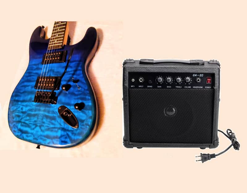 🎸+Amp! Unmarked S Series Electric Guitar +Whammy / Tremolo +Rosewood FB +Soft Case/Gg Bag +Strap +Cable +Pick!🎸