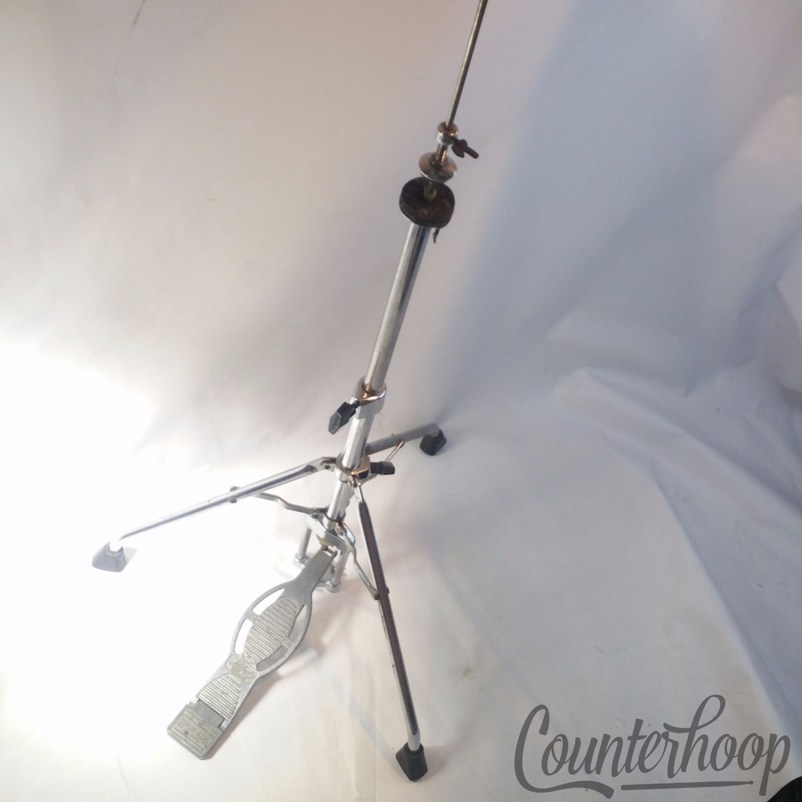 Ludwig Hercules Hi-Hat Cymbal Stand Spur-Lok Chicago Vintage 70s Tube-Leg Tripod — main photograph