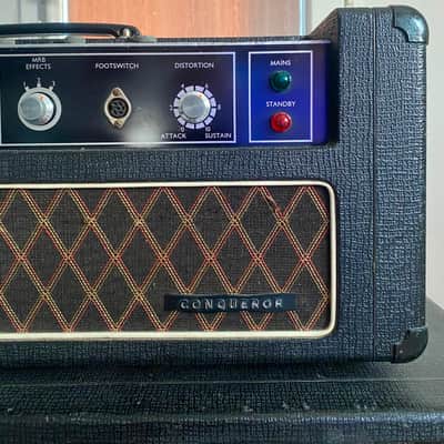 Vox Conqueror 2-Channel 30-Watt 2x12" Piggyback Guitar Amp 1967 - 1969 - Black image 2
