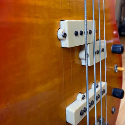 Rare Blade Levinson PJ Bass 1990 Cherry Burst, Maple top. image 6