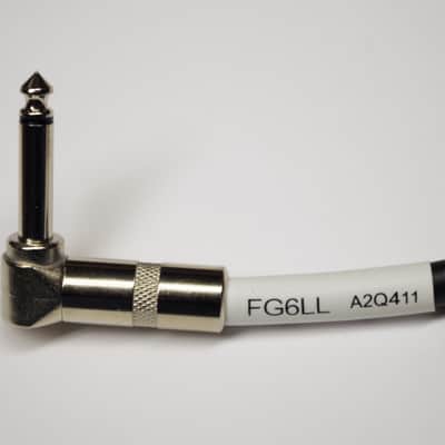 Lot of 2 FENDER Professional 6" Patch CABLE for GUITAR effects NEW -Right Angle image 4