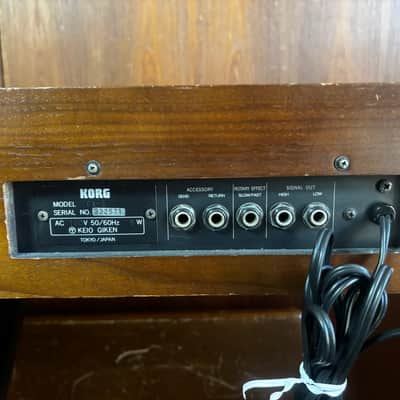 KORG CX-3 VINTAGE ORIGINAL Hammond Sound Drawbars Organ CX3 FIRST MODEL w/ legs image 10