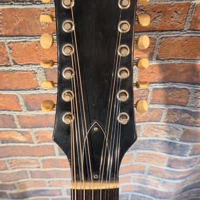 Vintage 1967 Epiphone FT-85 Serenader Natural w/ Original Chipboard Case image 3