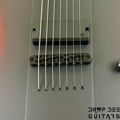 ESP LTD Phoenix-7 Baritone Black Metal 7-String Electric Guitar - Black Red Burst Satin image 7