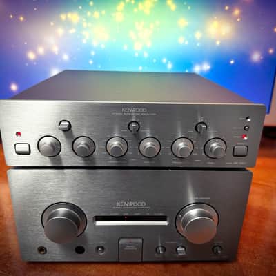 KENWOOD A-1001 + GE-1001 🌈RaRe🌈 Japan Vintage Stereo Amplifier & Equalizer image 3