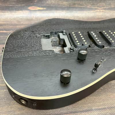 2019 Ibanez RG370ZB Body Weathered Black with Original Pickups image 2