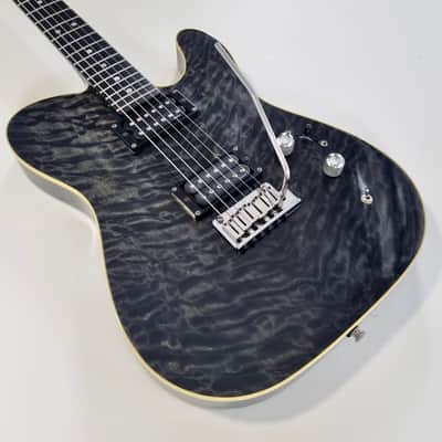 Fender Telecaster Set Neck 1991 Custom Shop Trans Black image 5