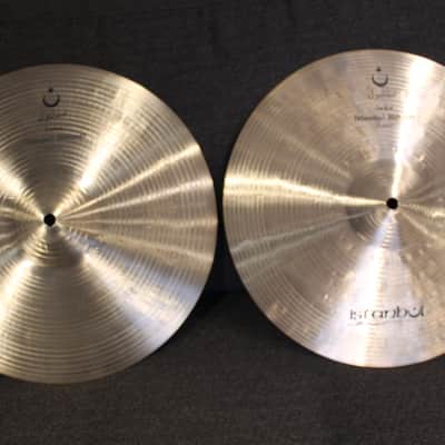 Istanbul Mehmet 14" Nostalgia Hi-Hat Cymbals (Pair) 2010s - Traditional image 5