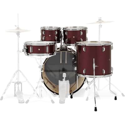 Pacific Drums & Percussion CENTERstage 5-Piece Shell Kit - Ruby Red Sparkle image 2