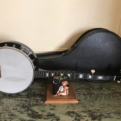 1970s or 1980s Vintage Bently 5 String Resonator Banjo w/Case - Set Up - Very Nice image 12