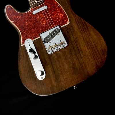 LEFTY! TL66 Custom Relic Build Solid 1-Piece Mahogany Aged Walnut Satin Guitar 7.1 Lb HSC image 13