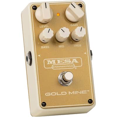 MESA/Boogie Gold Mine Overdrive Effects Pedal Regular Gold image 2