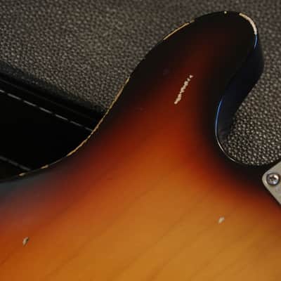 2018 K-Line Truxton '72 Ash Lollar's Electric Guitar Sunburst + COA OHSC image 14