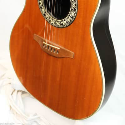 Vintage 1974 Ovation Model 1121-4 Round Bowl Balladeer Acoustic