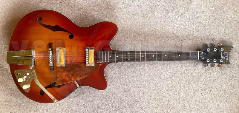 GUYATONE SG-12T 1966 w/OHSC - *GOLD FOIL PICKUPS* | Reverb France