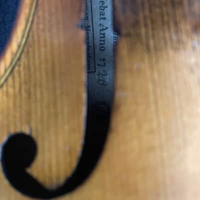 Full Size Violin German Faciebat 1723 Light yellow image 3