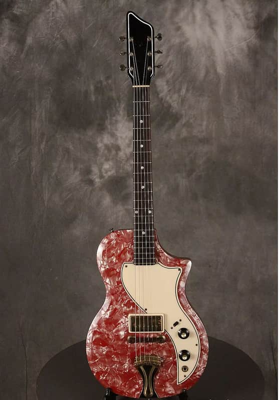 Supro Belmont 1959 Maroon Pearloid image 1