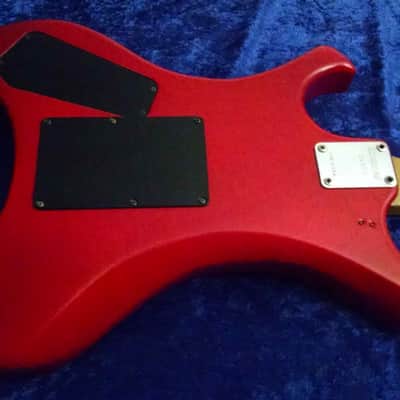 1983 Kramer Floyd Rose Model Non-Tilt Neck Trans Red W/Original Hard Case image 11