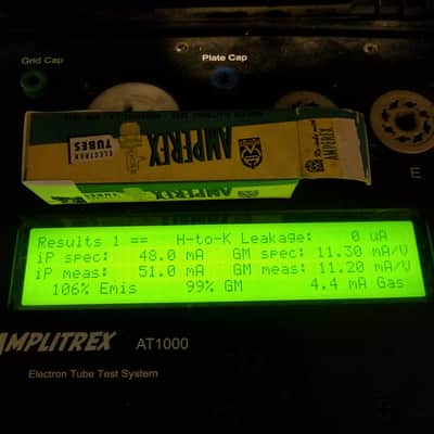 Amperex EL84 6BQ5 D getter tNOS AT1000 TESTED Vacuum Tube Philips Heerlen Holland beam power pentode 1954-1958 image 2