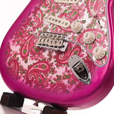 Fender MIJ Limited Edition Paisley Stratocaster 2026 Pink Paisley 3523gr image 5